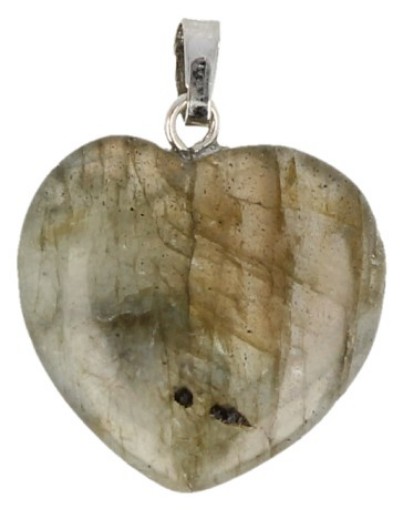 afbeelding van Edelsteen hanger 20 mm labradoriet