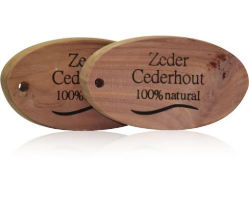 afbeelding van cederhout ovaal 100% natuurlij