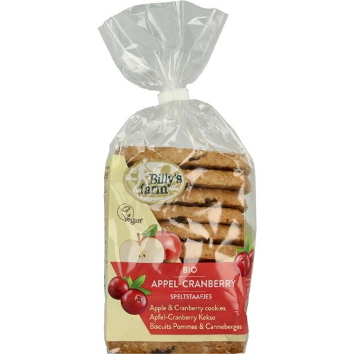 afbeelding van Appel cranberry staafjes