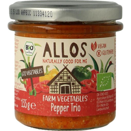 afbeelding van Allos farm vegetable paprika trio