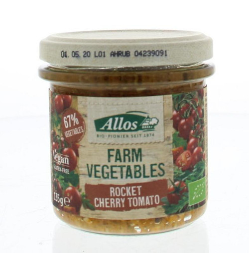 afbeelding van Allos farm vegetable rucola&kersto