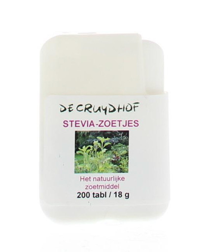 afbeelding van stevia extract zoetjes dispens