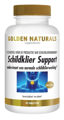 Golden Naturals Schildklier support 90 tabletten afbeelding