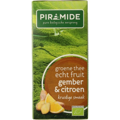 afbeelding van groene thee+gemb citr eko @