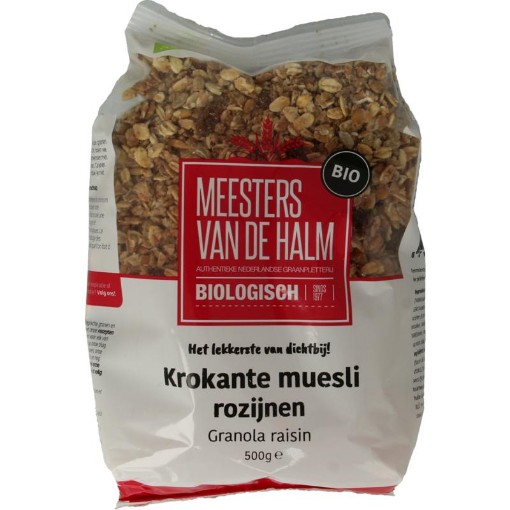 afbeelding van Krokante muesli rozijn
