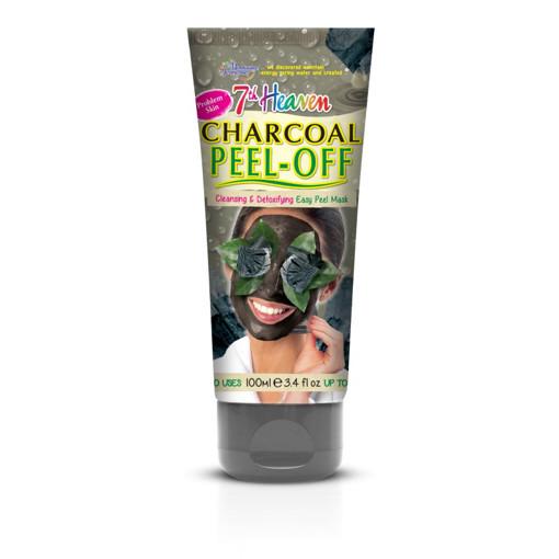 afbeelding van Face mask charcoal peel off tube