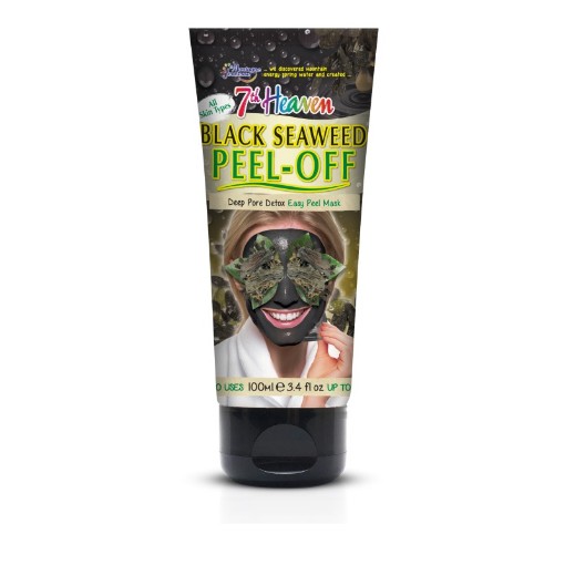 afbeelding van Face mask black seaweed peel off tube