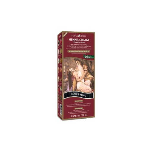 afbeelding van Henna haarverf creme zwart