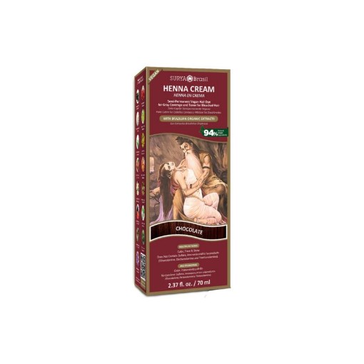 afbeelding van Henna haarverf creme chocola