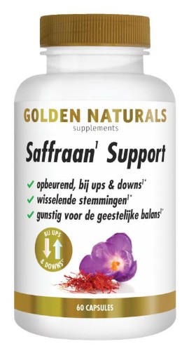 Golden Naturals Saffraan formule 60 capsules afbeelding