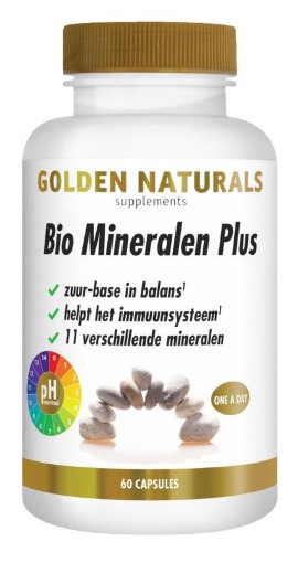 Golden Naturals Bio Mineralen Complex 60 vegacapsules afbeelding