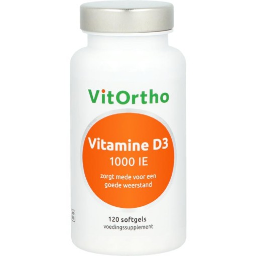 afbeelding van Vitamine D3 1000 IE