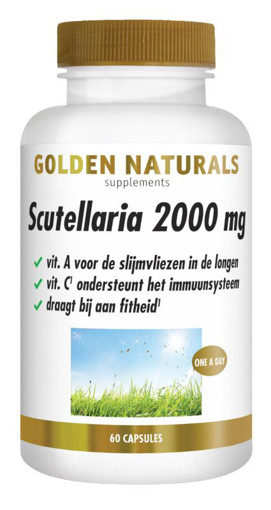 Golden Naturals Scutellaria 2000 mg 60 capsules afbeelding