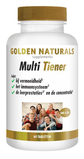 Golden Naturals Multi Strong Gold Tiener 60 capsules afbeelding