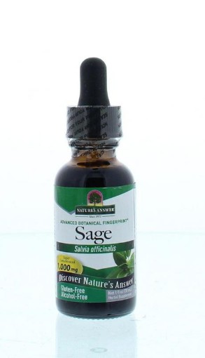 afbeelding van Salie/salvia extract 1:1 1000 mg
