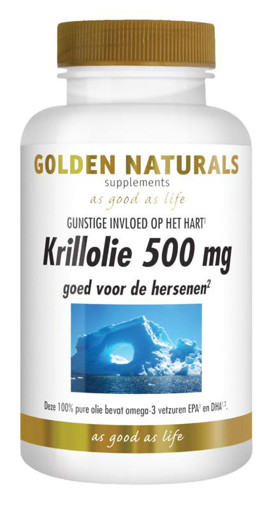 Golden Naturals  Krillolie 500 mg 60 softgels afbeelding