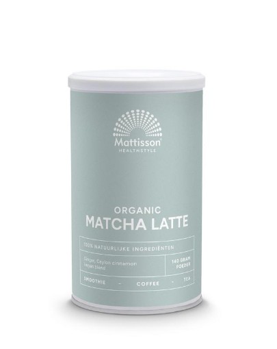 afbeelding van latte matcha gember kaneel @