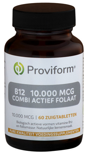 afbeelding van Vitamine B12 10.000 mcg combi actief folaat