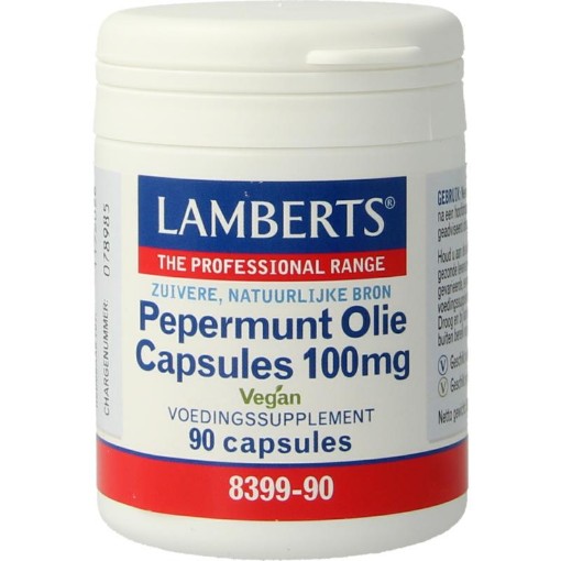 afbeelding van Pepermuntolie 100 mg