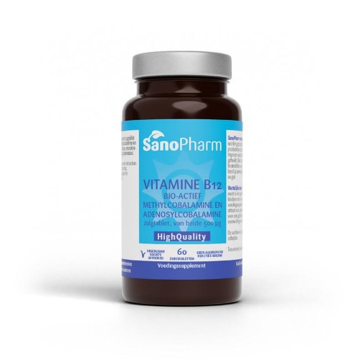 afbeelding van Vitamine B12 methyl adenosylcobalamine 500mcg