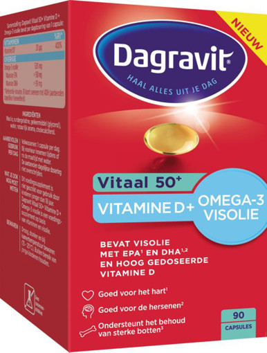 afbeelding van Vitaal 50+ omega/vitamine D