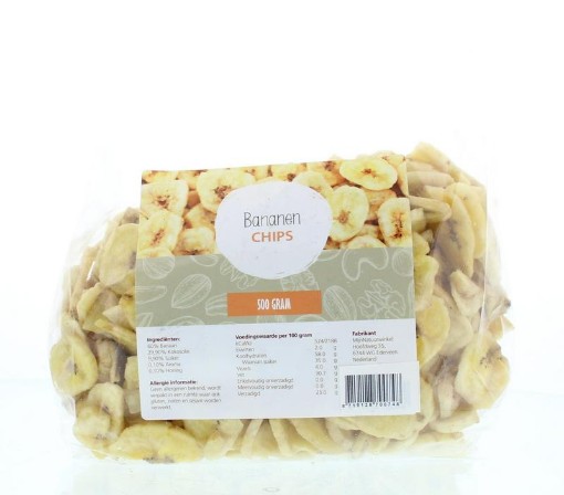afbeelding van bananen chips