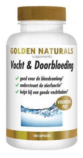 Golden Naturals van Vocht & Doorbloeding 60 capsules