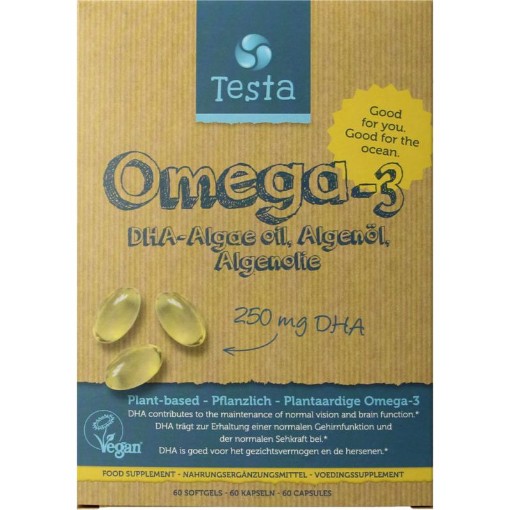 afbeelding van Omega 3 algenolie DHA 250 mg