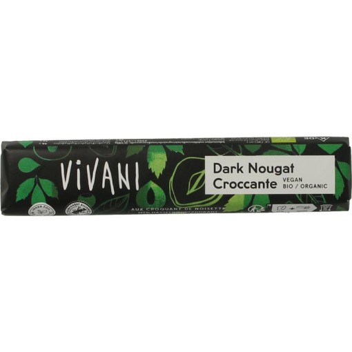 afbeelding van Dark nougat croccante