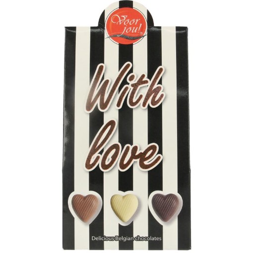 afbeelding van Cadeau doos black & white with love