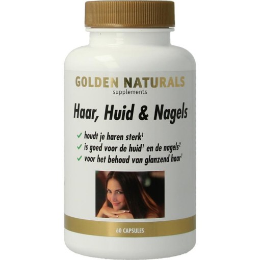 Golden Naturals  Haar, Huid & Nagels 60 capsules afbeelding