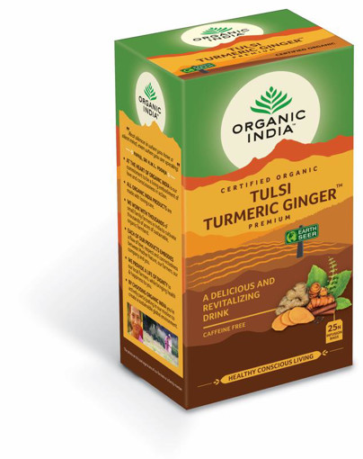 afbeelding van Tulsi turmeric ginger thee bio