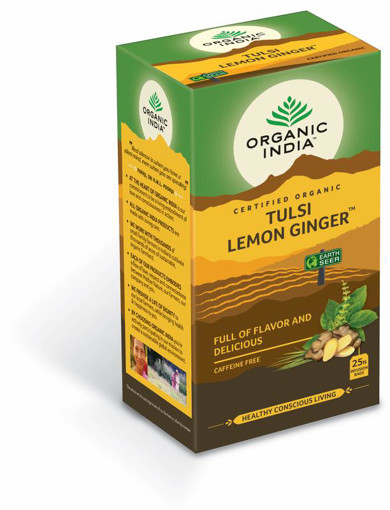 afbeelding van Tulsi lemon ginger thee bio
