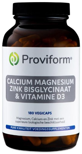 afbeelding van Calcium magnesium zink bisglycinaat & D3