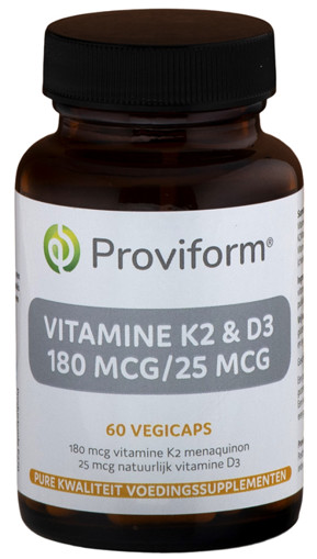 afbeelding van Vitamine K2 180 mcg & D3 25 mcg