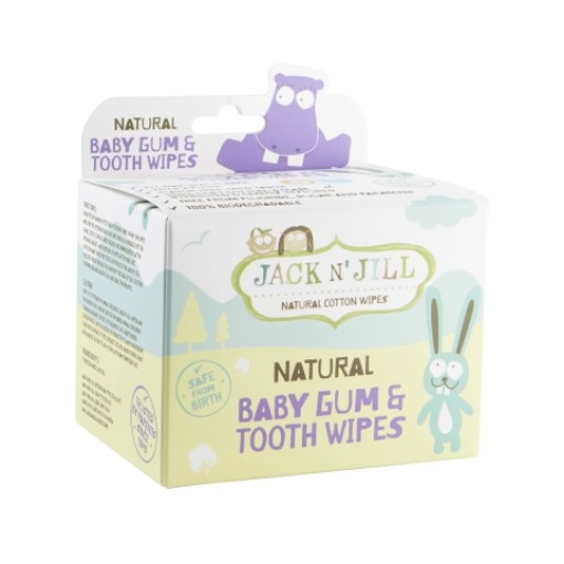 afbeelding van Natural baby gum & tooth wipes