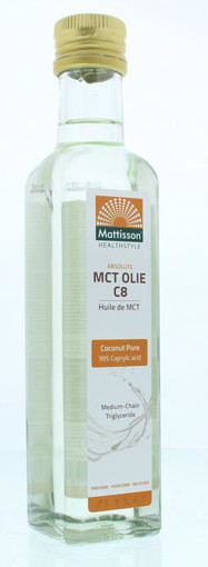 afbeelding van MCT olie C8 - coconut pure - 99% caprylic acid