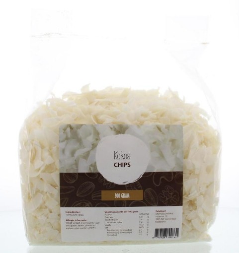 afbeelding van kokos chips naturel