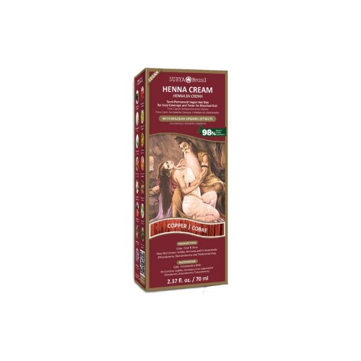 afbeelding van Henna haarverf creme copper