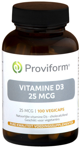 afbeelding van Vitamine D3 25 mcg