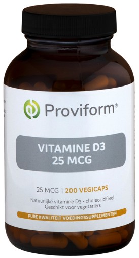 afbeelding van Vitamine D3 25 mcg