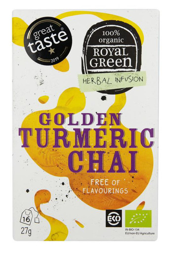 afbeelding van Golden turmeric chai