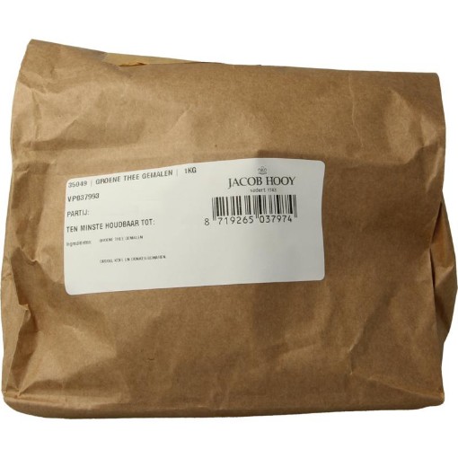 afbeelding van Groene thee gemalen