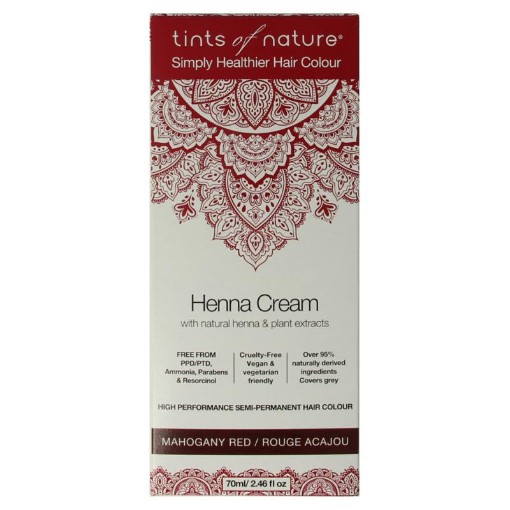 afbeelding van Henna cream mahogany red semi permanent