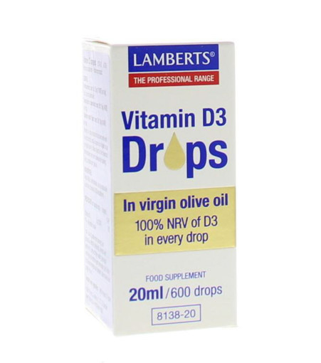 afbeelding van Vitamine D3 druppels