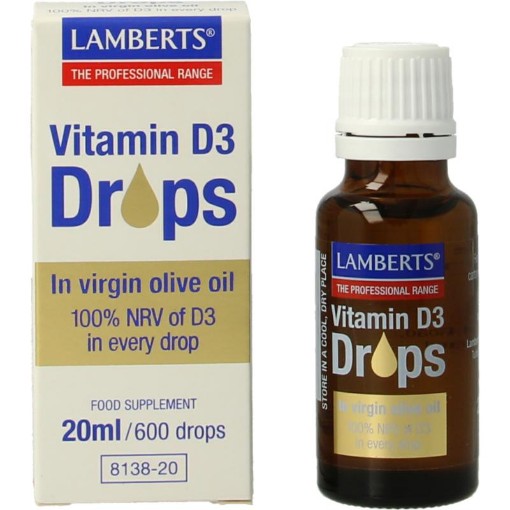 afbeelding van Vitamine D3 druppels