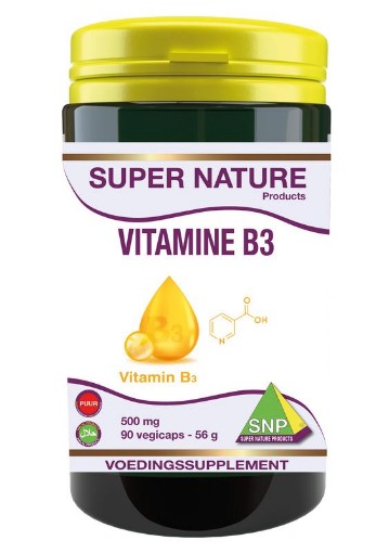 afbeelding van Vitamine B3 500 mg puur