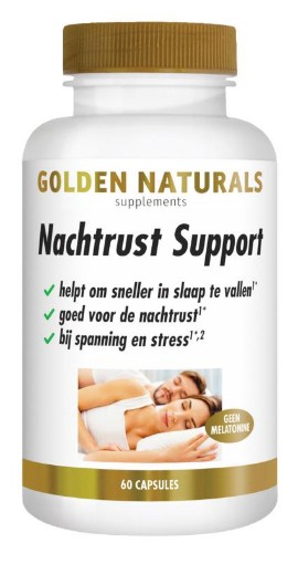 Golden Naturals Nachtrust Support 60 capsules afbeelding