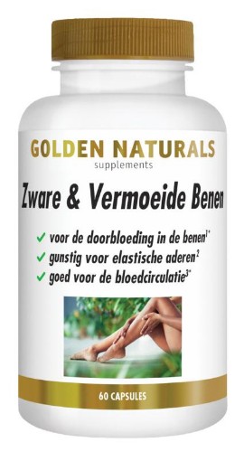 Golden Naturals  Zware & Vermoeide Benen 60 capsules