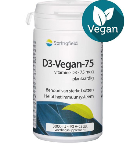 afbeelding van D3-Vegan vitamine D3 75 mcg